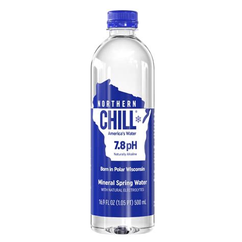 Northern chill water - Northern Chill is a Premium & Naturally Alkaline Mineral Spring Water with a smooth and refreshing taste that is perfect to share with family and friends at fun events throughout the year! Northern Chill is proud to be America’s Water and is sourced right here in the U.S.A. Northern Chill is bottled at the source in the beautiful north woods ... 